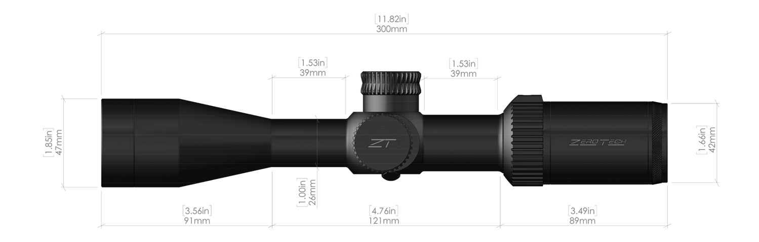 Vengeance-3-12x40-dimensions