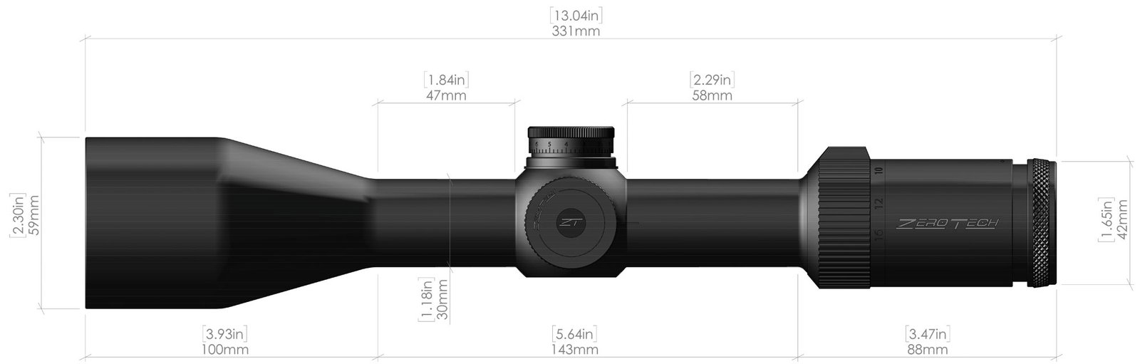 Zerotech-Thrive-4-16x50-dimensions
